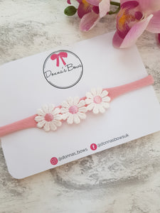 Pink Daisy Baby Band