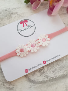 Pink Daisy Baby Band