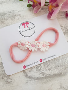 Pink Daisy Baby Band