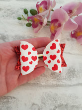 Load image into Gallery viewer, Valentine Heart Bow
