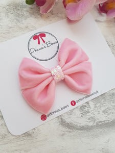 Pink Velvet Bow