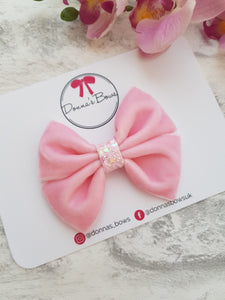 Pink Velvet Bow