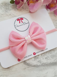 Pink Velvet Bow