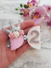 Load image into Gallery viewer, Silver Birthday Bow
