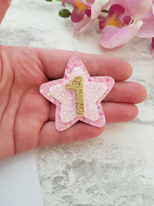 Small Star Birthday Bow