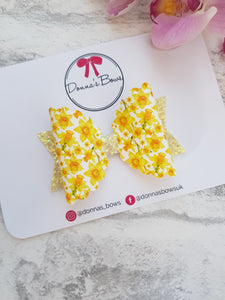 Daffodil Hairbows