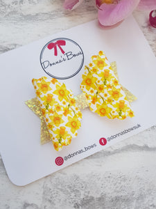 Daffodil Hairbows