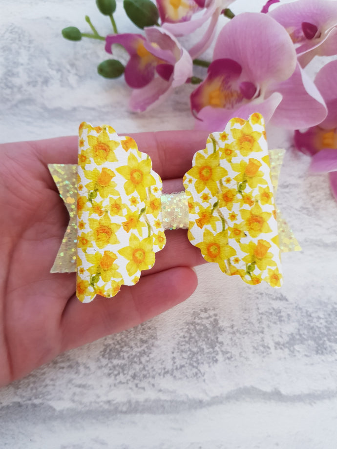 Daffodil Hairbows