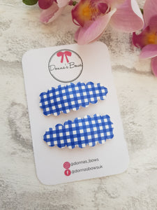 Royal Blue Snap Clips