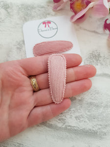 Pink Cord Snapclips