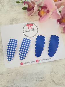 Royal Blue Snap Clips