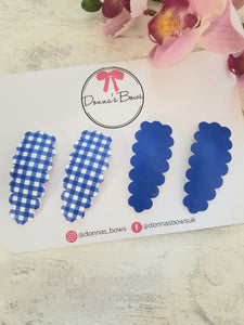 Royal Blue Snap Clips