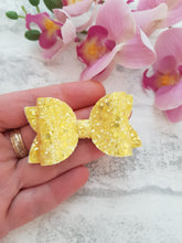 Load image into Gallery viewer, Yellow Glitter Pigtails
