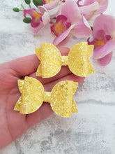 Load image into Gallery viewer, Yellow Glitter Pigtails
