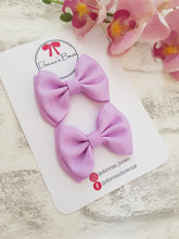 Load image into Gallery viewer, Lilac Ribbon Pogtails
