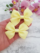 Load image into Gallery viewer, Yellow Ribbon Pigtails
