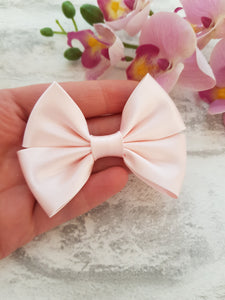 Pink Satin Bow