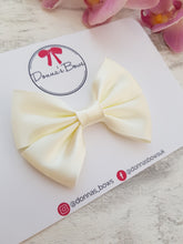 Load image into Gallery viewer, Ivory Satin Bow
