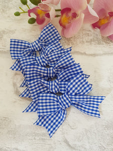 Cotton Gingham Bow