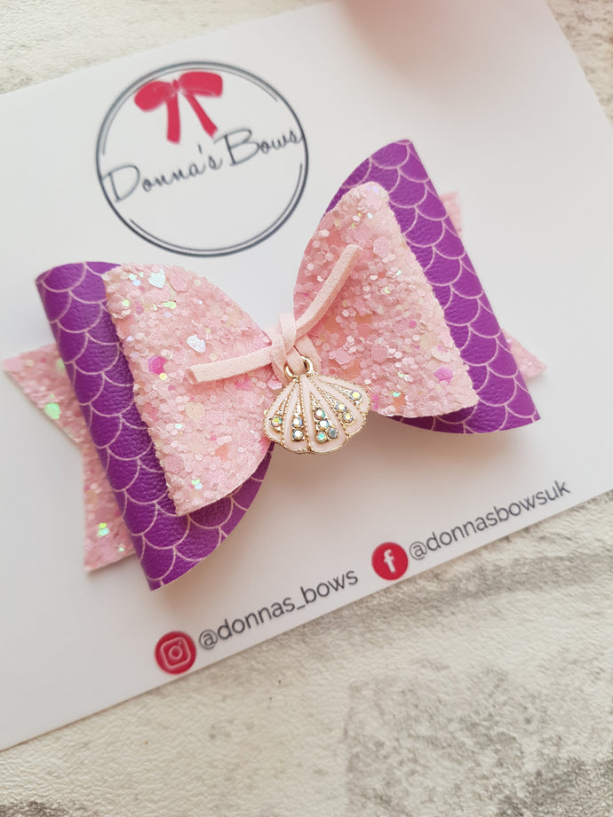 Mermaid Charm Bow