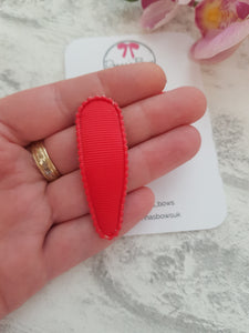 Red Covered Clips