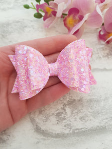 Pink Sparkle Bow