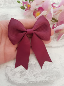 Burgundy Sailor Bow