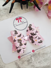 Load image into Gallery viewer, Spooky Pink Halloween Bow
