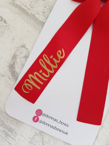 Personalised Sailor Bow