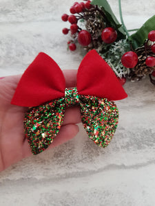 Christmas Sailor Bow