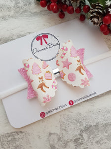 Pink Christmas Bow