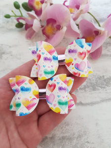 Colourful Heart Pigtails