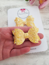 Load image into Gallery viewer, Yellow Glitter Pigtails
