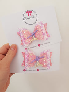 Mermaid Tail Charm Bow