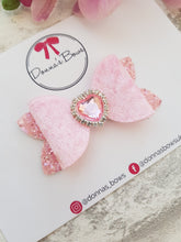 Load image into Gallery viewer, Pink Heart Bow
