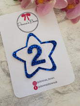 Load image into Gallery viewer, Blue Star Birthday Badge
