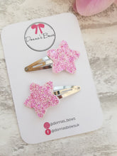 Load image into Gallery viewer, Pink Mini Star Clips
