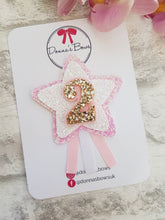 Load image into Gallery viewer, Pink &amp; White Birthday Badge
