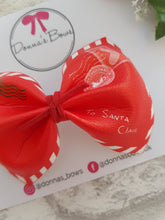 Load image into Gallery viewer, Santa Letter Hairbow
