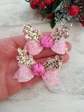 Load image into Gallery viewer, Pink Reindeer Pigtails
