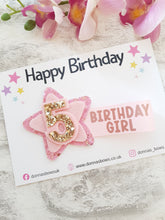 Load image into Gallery viewer, Shooting Star Birthday Clip
