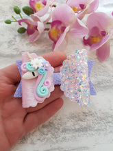 Load image into Gallery viewer, Unicorn Clay Bow
