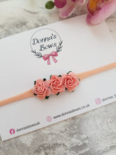Load image into Gallery viewer, Peach Roses Babyband
