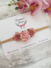 Load image into Gallery viewer, Dusky Pink Rose Babyband
