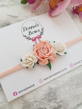 Load image into Gallery viewer, Peach Roses Babyband
