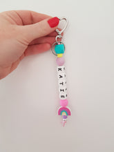 Load image into Gallery viewer, Personalised Rainbow Bag Charm
