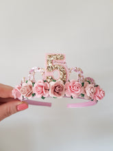 Load image into Gallery viewer, Dusky Pinks Birthday Tiara
