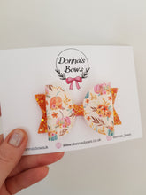 Load image into Gallery viewer, Floral Pumpkin Bow
