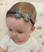 Load image into Gallery viewer, Holographic Black Headband
