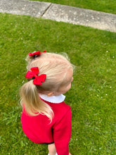 Load image into Gallery viewer, Red Ribbon Pigtails
